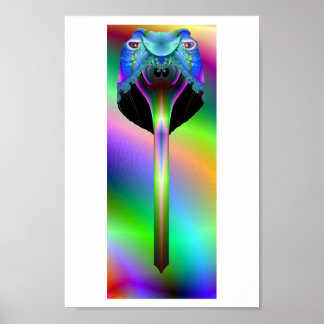 Fractal Snake Poster