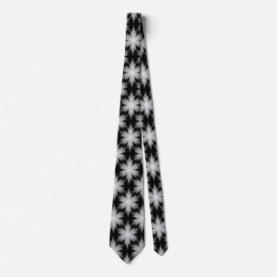 Fractal Snowflakes Tie