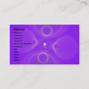 Fractal Sound Waves Business Card
