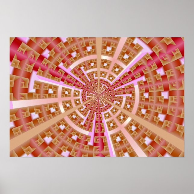 Fractal Space Portal Poster (Front)