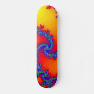 Fractal Spiral: Custom Skateboard