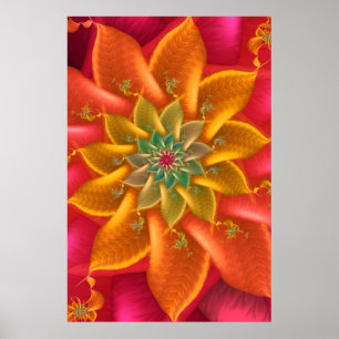 Fractal Spiral  Poster