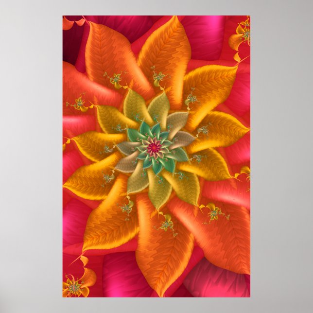 Fractal Spiral  Poster (Front)