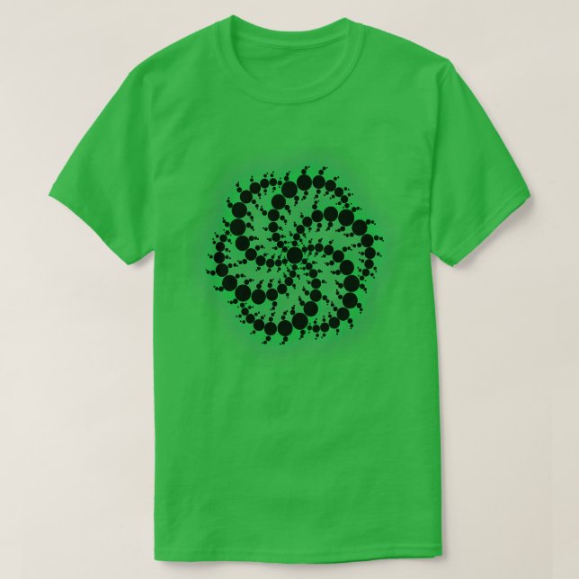 Fractal  Spiral T-Shirt (Design Front)