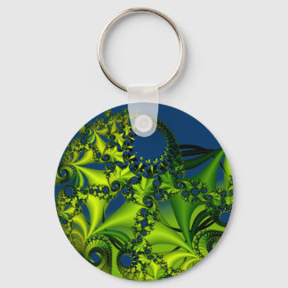 Fractal Spiral ver. 1 Key Ring
