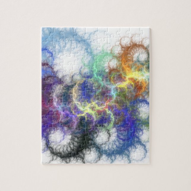 Fractal Spirals Jigsaw Puzzle (Vertical)