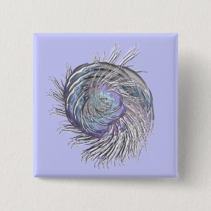 Fractal Squidly Thing 15 Cm Square Badge