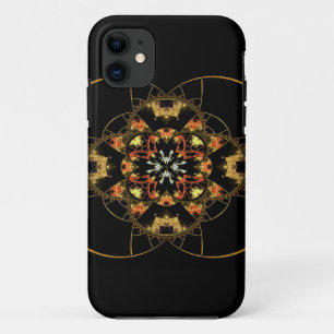 fractal stained glass ornate iPhone 11 case