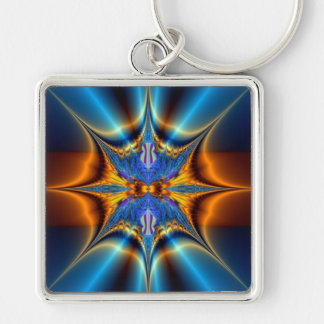 Fractal star. key ring