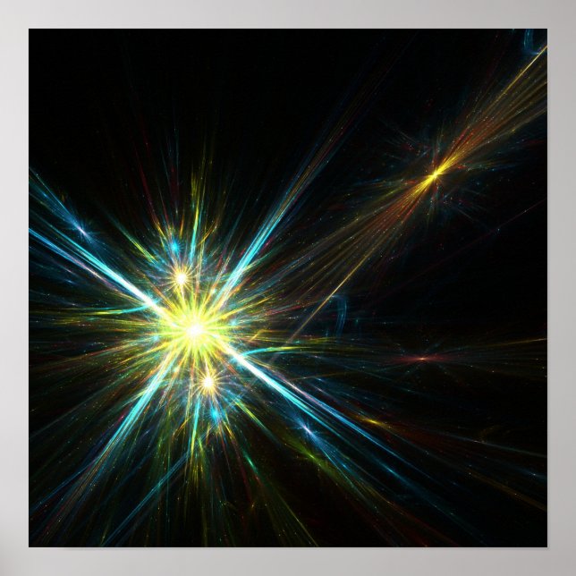 Fractal stars - Poster (Front)