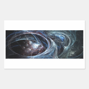 Fractal Sticker: Spider's Cave Rectangular Sticker