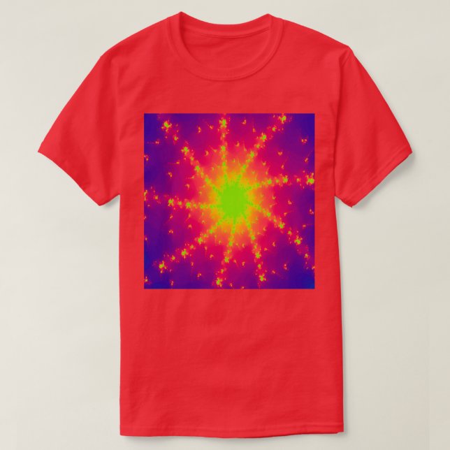Fractal Sunfire Wheel T-Shirt (Design Front)