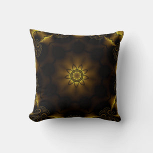 Fractal Sunrise pillow