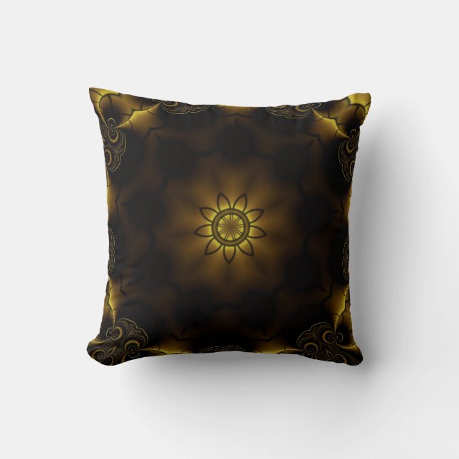 Fractal Sunrise pillow (Front)
