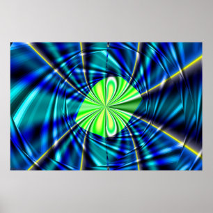 Fractal Swirl Poster