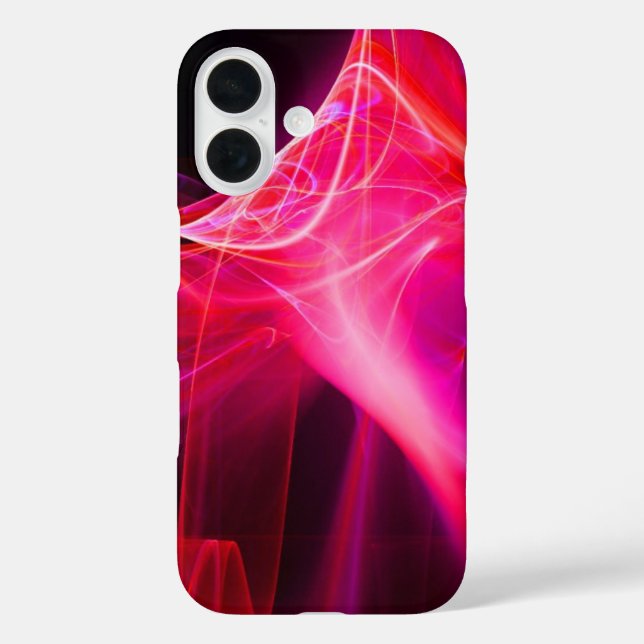 FRACTAL SWIRLS IN PURPLE PINK RED Case-Mate iPhone CASE (Back)