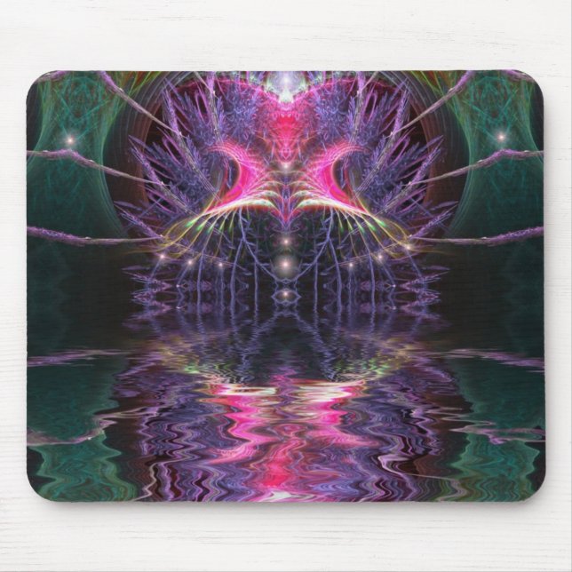 Fractal Temple Mousepad (Front)