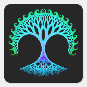 Fractal Tree of Life Inspiration Stickers