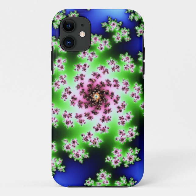 Fractal Vortex Case-Mate iPhone Case (Back)