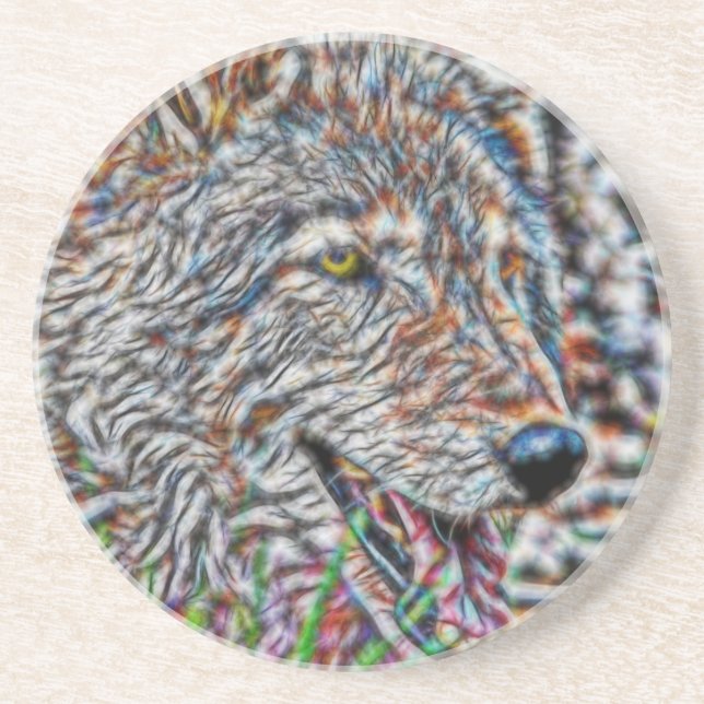Fractal Wolf Coaster (Front)
