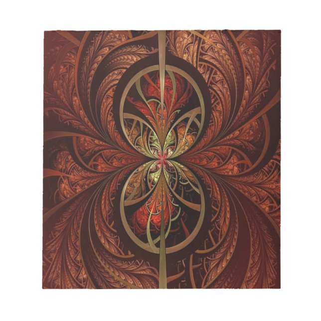 Fractal Wood Notepad (Front)