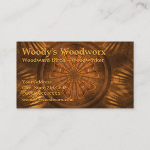 Fractal Woodworker Business Card