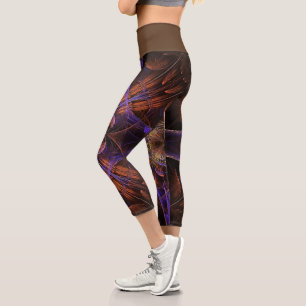 Fractal Zazzle_Growshop. Capri Leggings