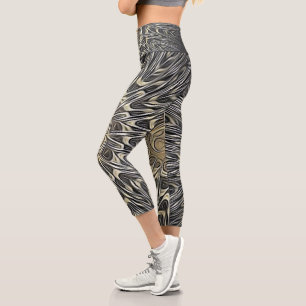 Fractal   Zazzle_Growshop. Capri Leggings