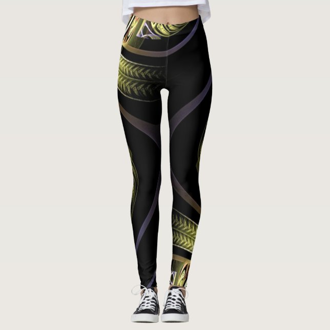 Fractal | Zazzle_Growshop. Leggings (Front)
