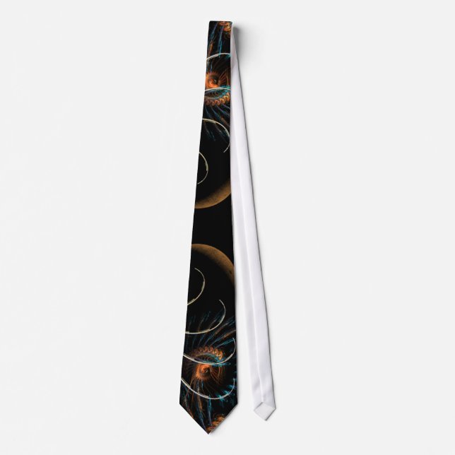 FractalArt Moons Tie (Front)
