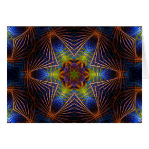 FractalBlue-Star Card