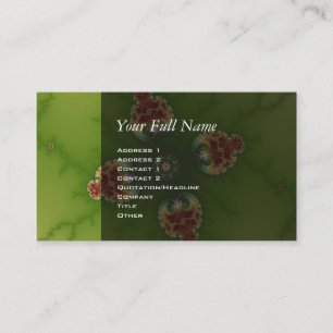 Fractalbug Picnic - Fractal Art Business Card