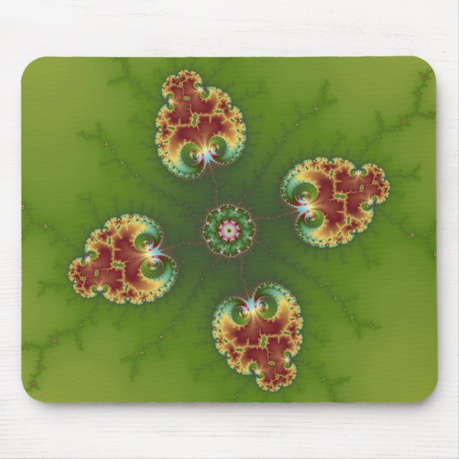 Fractalbug Picnic - Fractal Art Mouse Mat (Front)