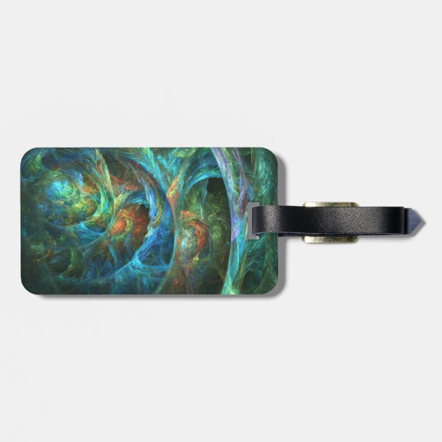 Fractalise Luggage Tage Luggage Tag (Back Horizontal)