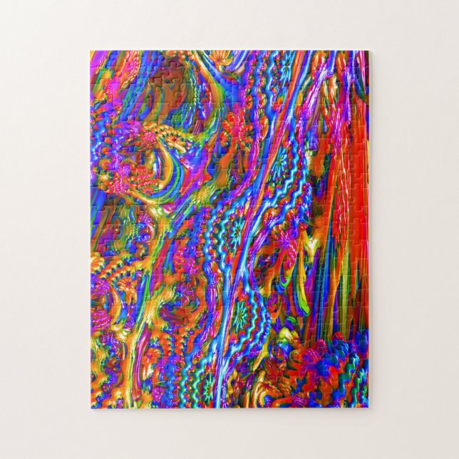Fractality Colour Burst Rainbow Fractal Puzzle (Vertical)