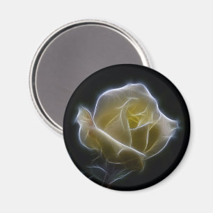 Fractalius Filter White Rose Magnet