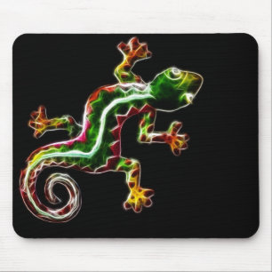 Fractalius Lizard Mouse Mat