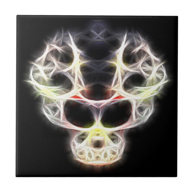 Fractalized skull tile (Front)