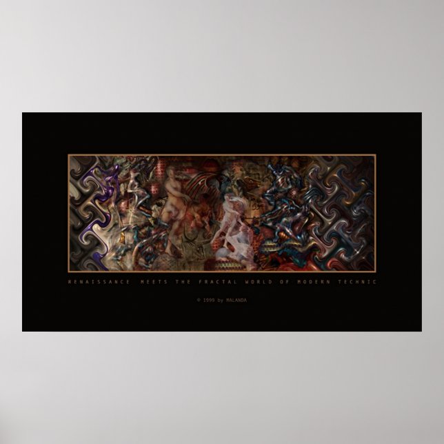 Fractals are ancient poster (Front)