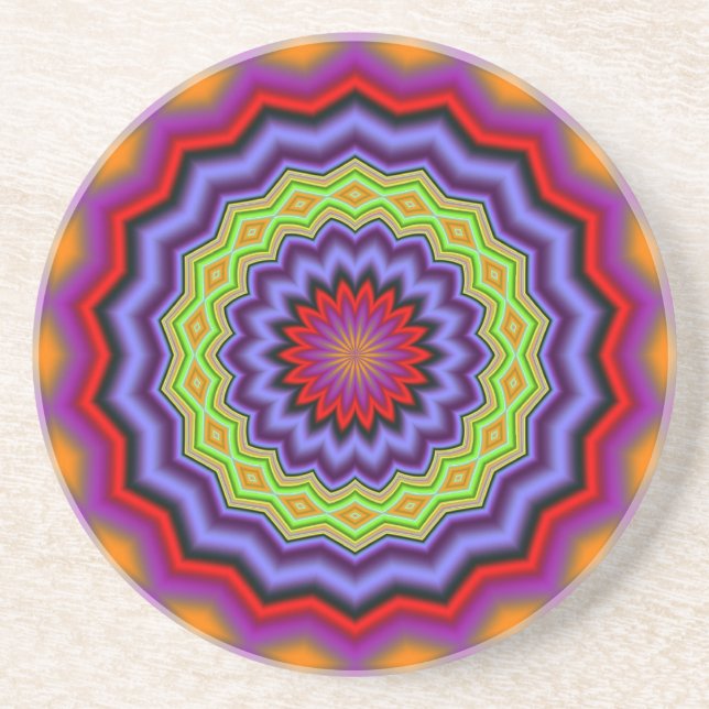 Fractalscope 32 coaster (Front)