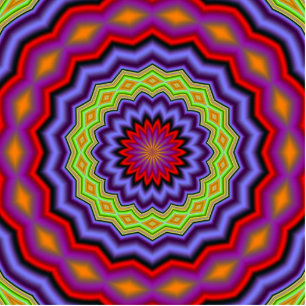 Fractalscope 32 standing photo sculpture