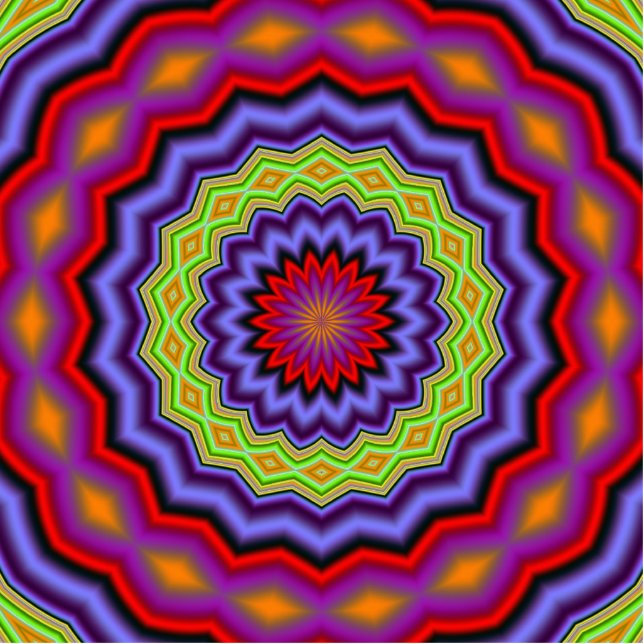 Fractalscope 32 standing photo sculpture (Front)