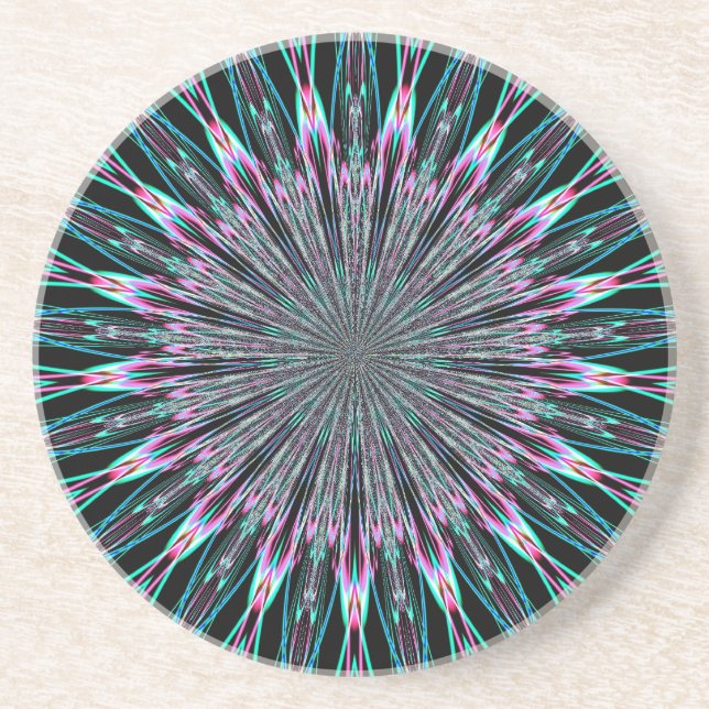 Fractalscope 35 coaster (Front)