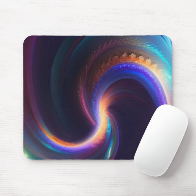 FractalSwirl  Mouse Mat (With Mouse)