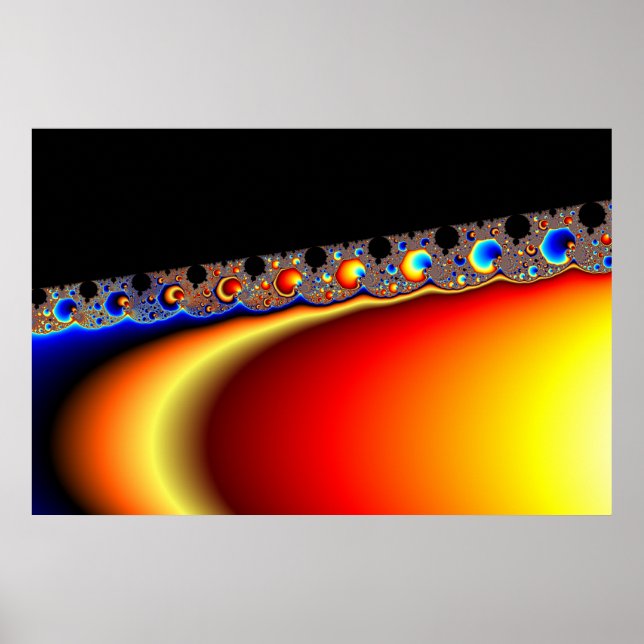 Fractasian Rings - Fractal Poster (Front)