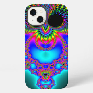 Fractowl Modern Neon Colour Fractal Art iPhone 13 Case