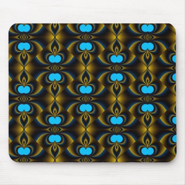 Fractual Background Mouse Mat (Front)