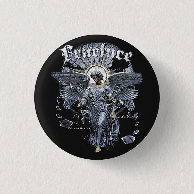 Fracture - Gothic Streetwear Design 3 Cm Round Badge (Front)