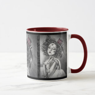 Fractured Beauty Mug Broken Doll Mug Carnival Mug