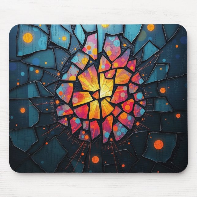 Fractured Explosion Mouse Mat (Front)